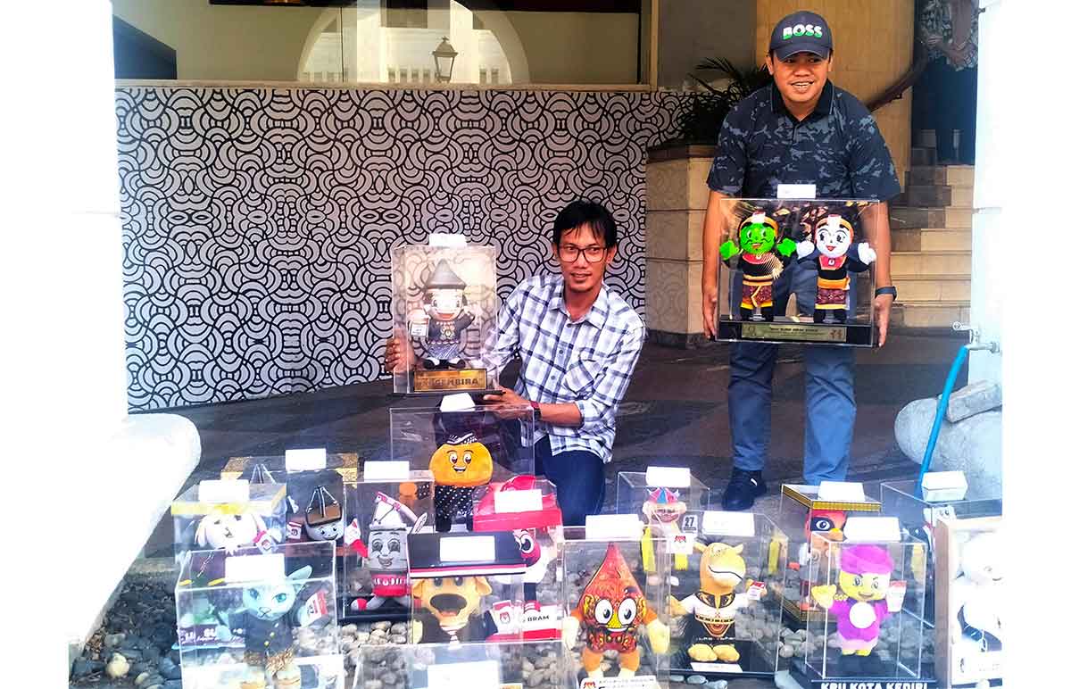 Di Kota Tua Surabaya, KPU Jatim Sosialisasikan 39 Maskot Pilkada 2024