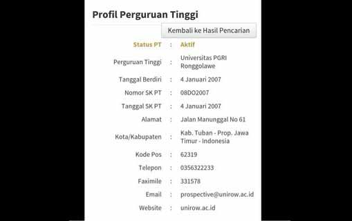 Status Unirow Tuban Kembali Aktif, Buka Kampus 2