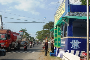 Gabungan Jajaran Satlantas Ponorogo, masih Siaga Jalur Mudik