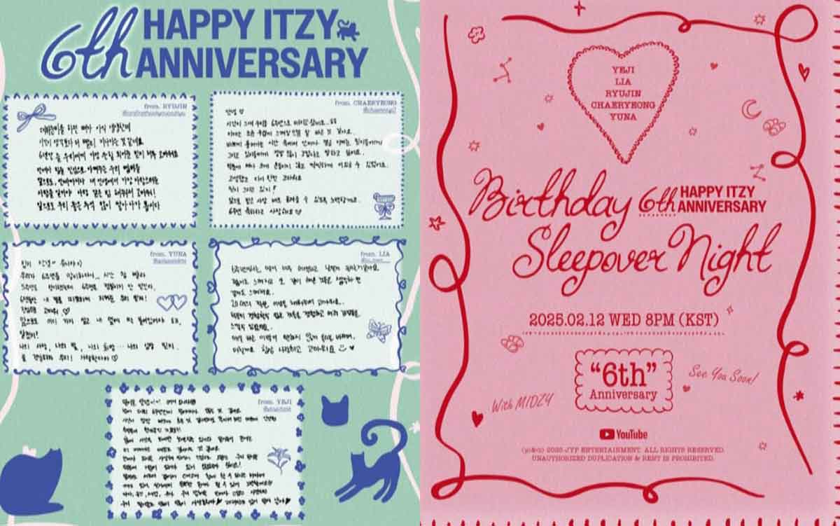 6 Tahun Pascadebut, ITZY akan Rayakan Siaran Langsung Bertajuk Birthday Sleepover Night