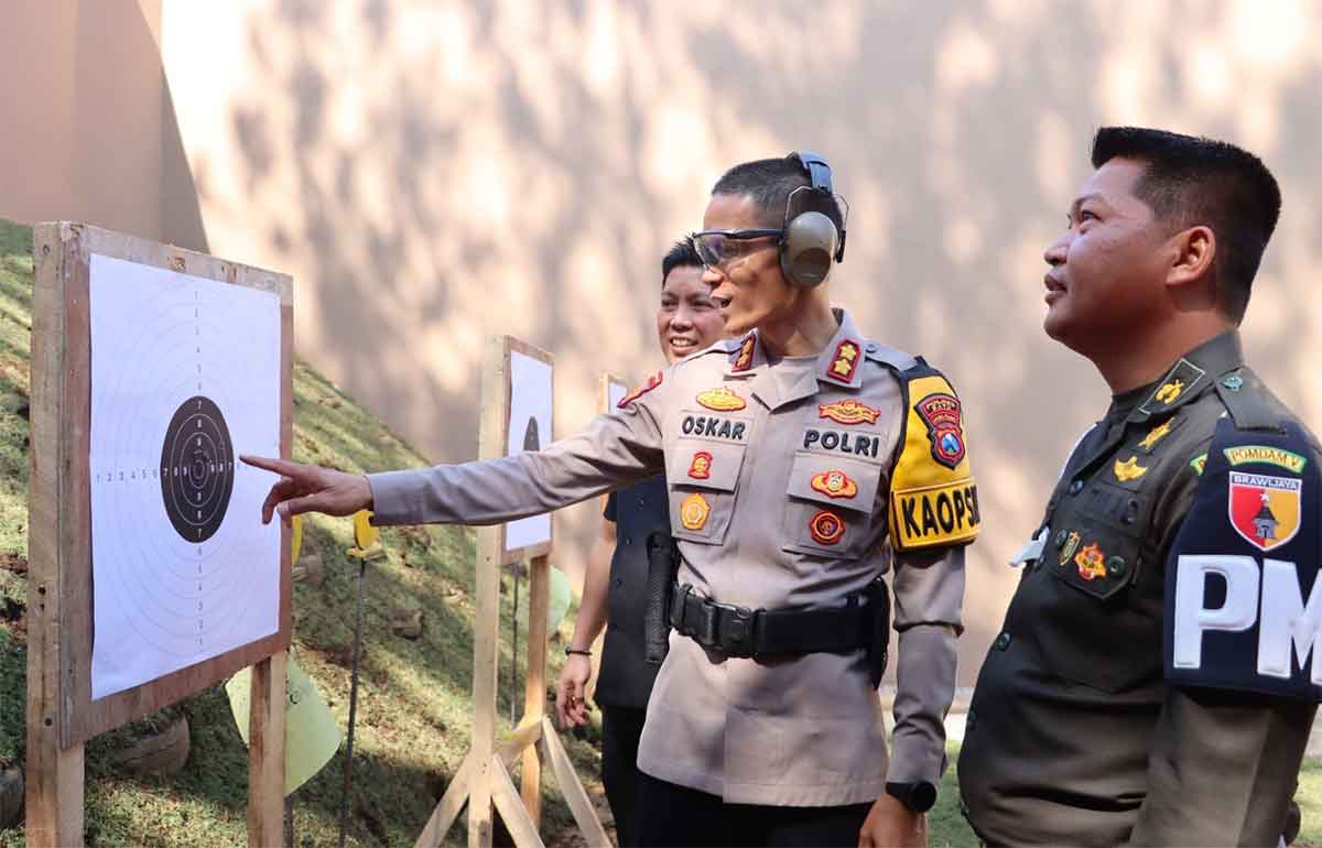 Kapolres Batu Resmikan Lapangan Tembak Tantya Sudhirajati