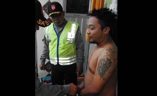Antisipasi Kelompok Radikal, Polsek Ngadiluwih Kediri Amankan Dua Preman