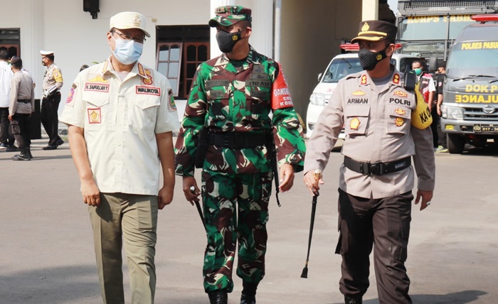 Siapkan Pasukan Pengamanan Idul Fitri 2021, Gus Ipul Pimpin Apel Operasi Ketupat Semeru