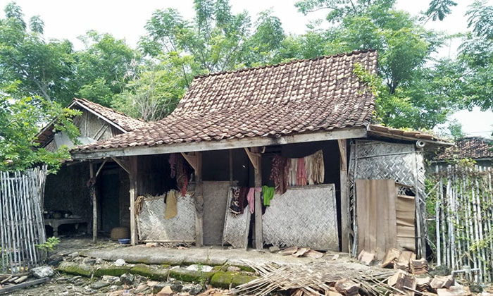 Salah satu rumah di Kabupaten Sampang yang belum tersentuh Program RTLH.