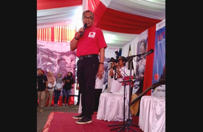 Ketua PWI Jatim Akhmad Munir.