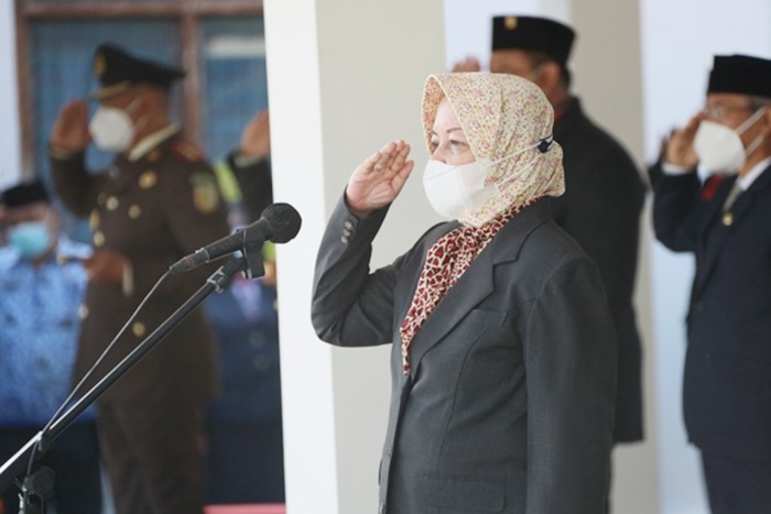 Pemkab Kediri Gelar Upacara Hari Pahlawan ke-75 dengan Prokes Ketat