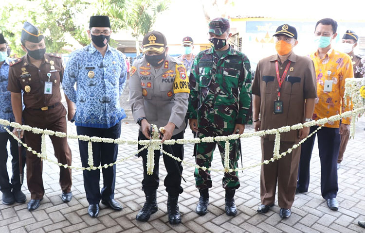 Peresmian GOR Sanika Satyawada Kota Pasuruan.