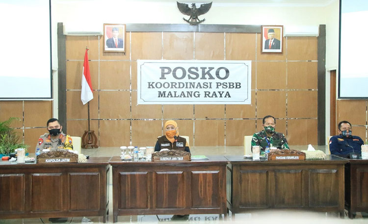 Gubernur Khofifah: PSBB Malang Raya Cukup Sekali, Saatnya Masuk Masa Transisi Menuju 'New Normal'
