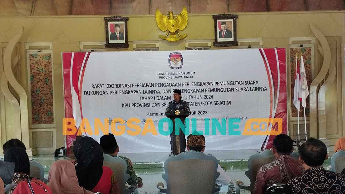 KPU Jatim Gelar Rakor di Pamekasan