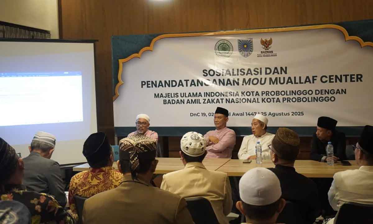 Lewat Program Keagamaan Terpadu, MUI Kota Probolinggo Gandeng Baznas Bina Mualaf