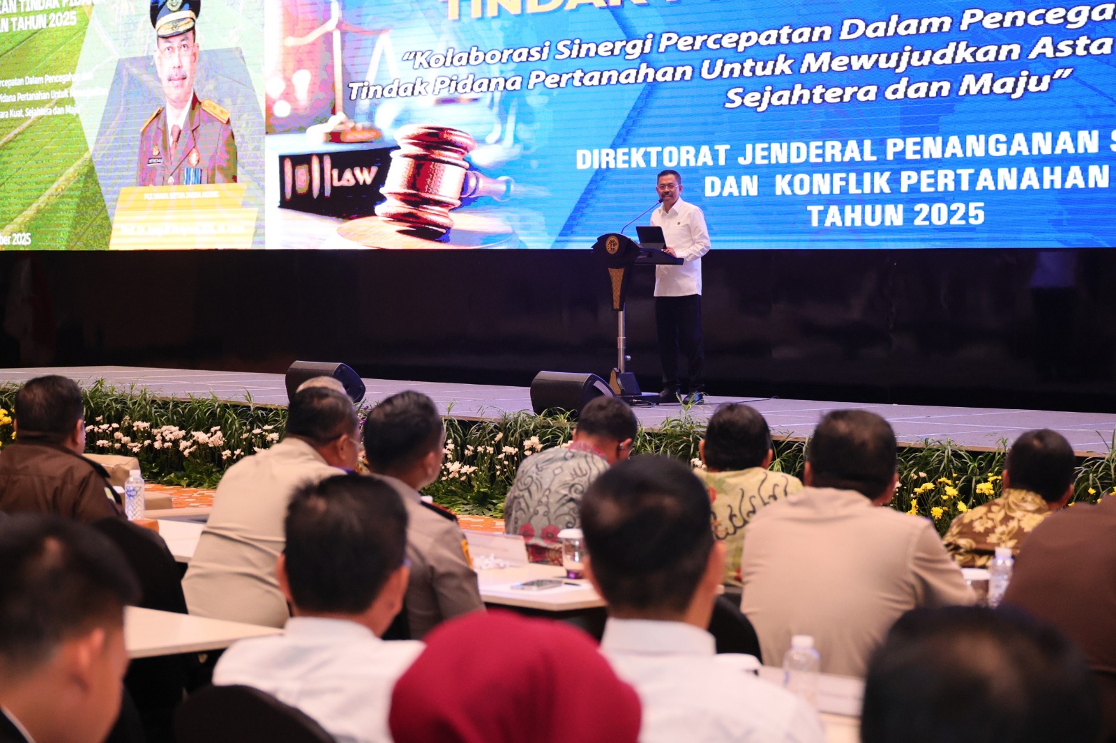 Rakor Penyelesaian Tindak Pidana Pertanahan, Plt Wakil Jaksa Agung Minta Pencegahan Diperkuat