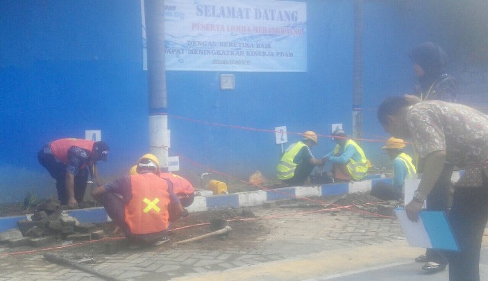 Asah Kemampuan Tukang Ledeng, PDAM Sidoarjo Gelar Lomba Merangkai SR