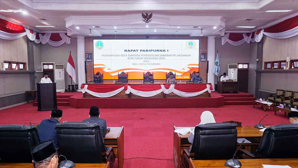 5 Tahun Raih WTP, Pemkot Pasuruan Sampaikan Raperda Pertanggungjawaban APBD 2024