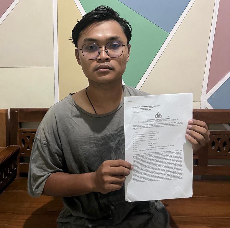Korban Penipuan Kerja di Blitar Sebut Polisi Tak Ikut Ambil Uang Kerugian RJ