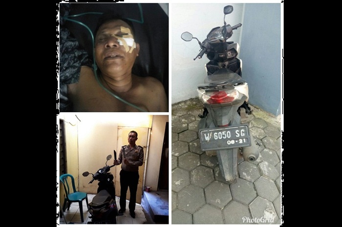 Misbah Sugianto, debt collector itu menjadi sasaran amuk massa, Sabtu (12/5).