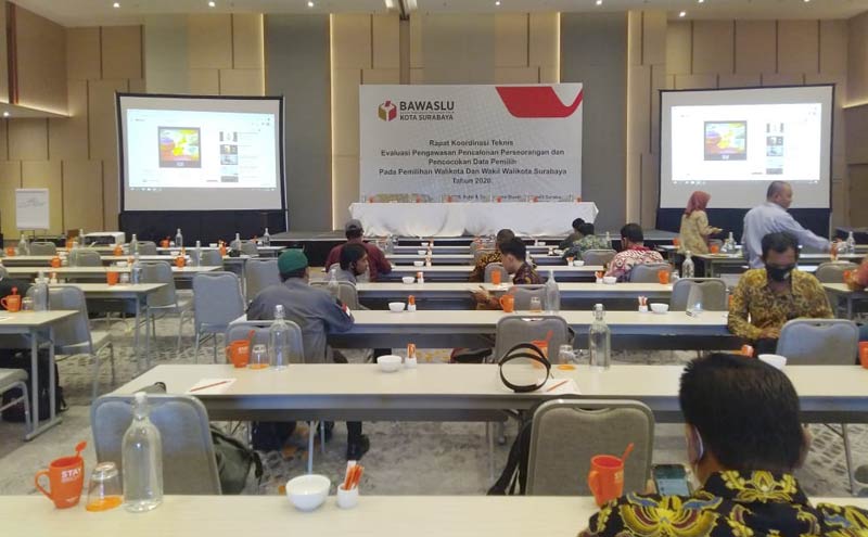 Bawaslu dan KPU Kota Surabaya Bersitegang Terkait 'Informasi Dikecualikan' tentang Data Pemilih