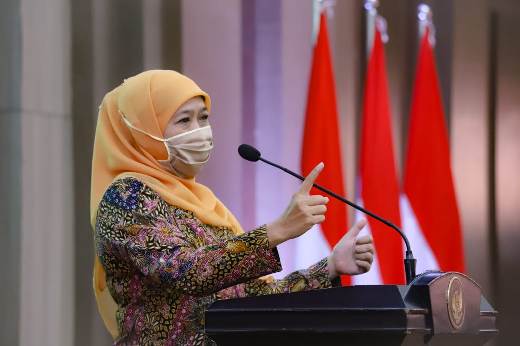 Minta tak Lupakan Kodrat, Gubernur Khofifah: Polwan Harus Makin Cakap dan Cakep