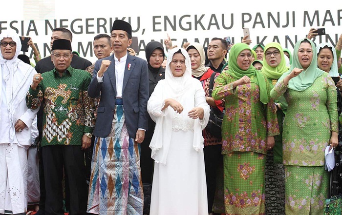Ratusan Ribu Muslimat Deklarasi Gerakan Anti Hoax, Fitnah, dan Ghibah