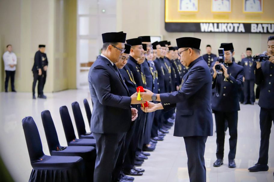 Ini Pesan Wali Kota Batu saat Lantik 15 Pejabat Pimpinan Tinggi Pratama