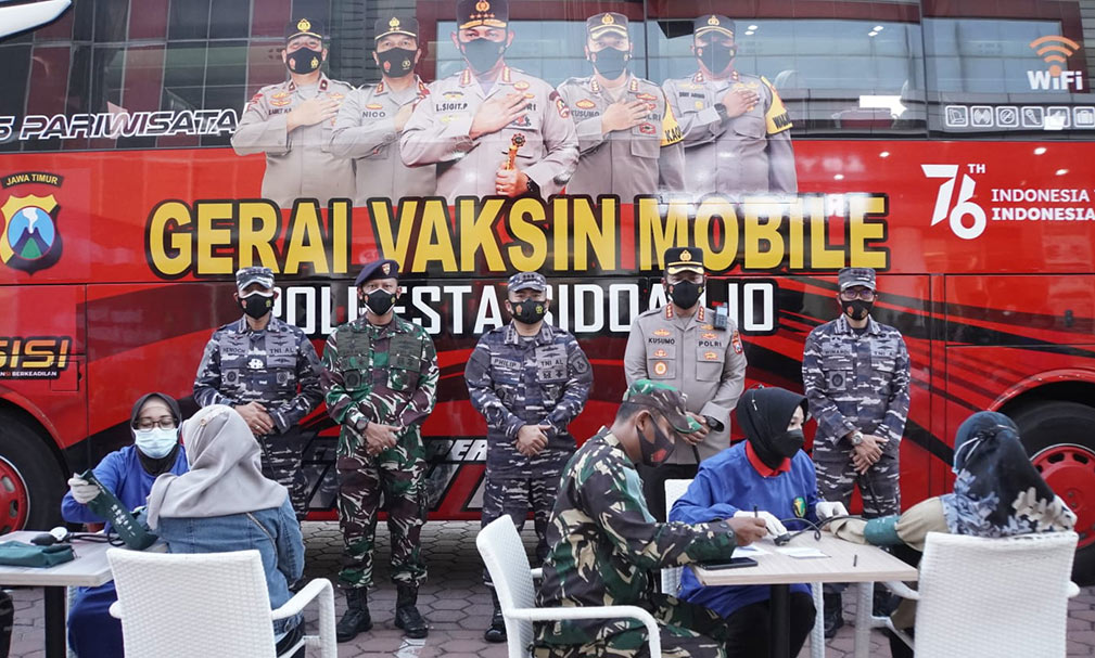 Alumni AKABRI 1998 di Sidoarjo Target Vaksinasi 9.000 Dosis Selama 4 Hari