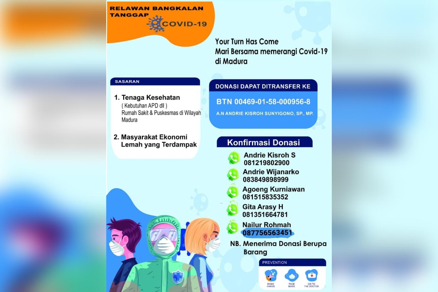 Bantu Atasi Covid-19, Dosen UTM Bentuk Relawan Bangkalan Tanggap Covid-19
