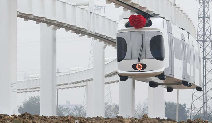 Skytrain di Tiongkok. foto: South China Morning Post