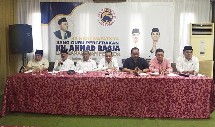 Kenang Kiprah Aktivis Lintas Zaman, DPP Garda Pemuda Nasdem Gelar Tahlil 40 Hari KH Ahmad Bagja