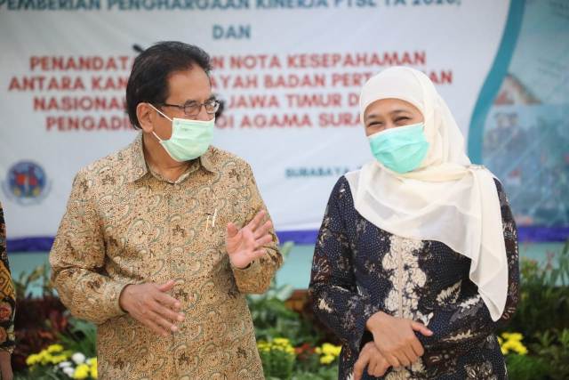 Gubernur Khofifah Apresiasi BPN Atas Pencapaian 100 Persen Target Realisasi PTSL Jatim 2020