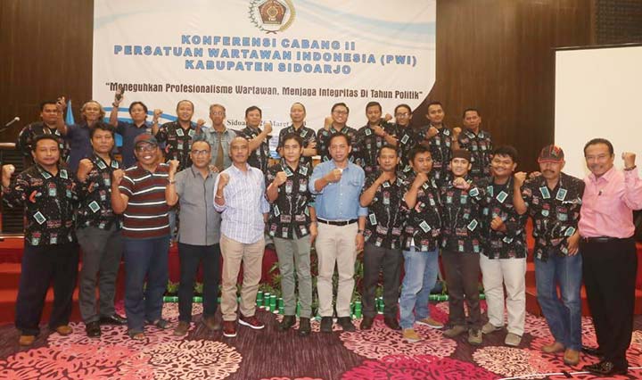 Aklamasi, Abdul Rouf Terpilih Jabat Ketua PWI Sidoarjo Periode 2019-2022