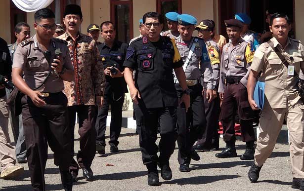 Kapolda Jaim ketika melakukan sidak di Pamekasan.