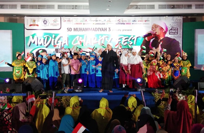 Galang Donasi Peduli Palestina, SD Muhammadiyah 3 Surabaya Gelar Mudiga Charity Fest