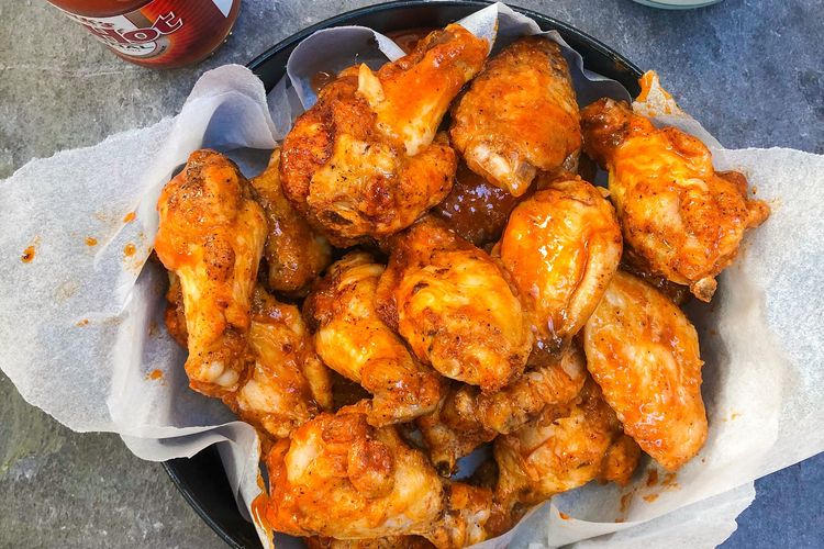 Resep Sayap Goreng dengan Campuran Saus Keju. Foto: Ist
