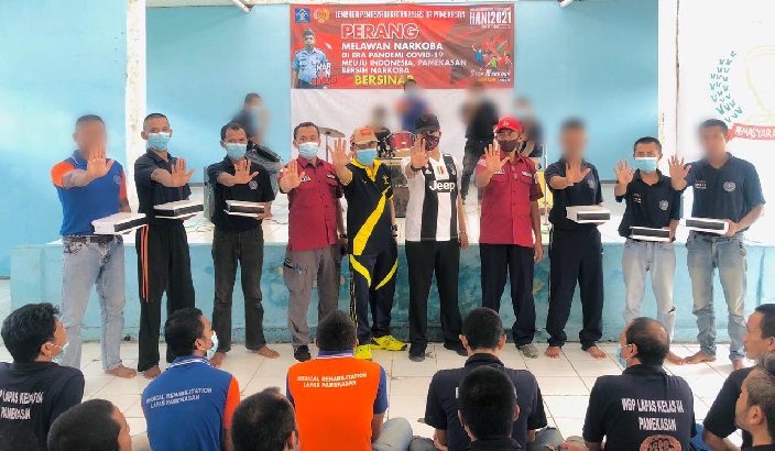 Peringatan HANI, Lapas Kelas IIA Pamekasan Jadikan Momentum Perangi Narkoba