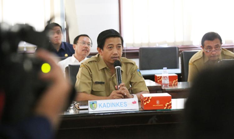 Juru Bicara Gugus Tugas Percepatan Penanganan Covid-19 Kabupaten Kediri, dr. Bambang Triyono Putro.