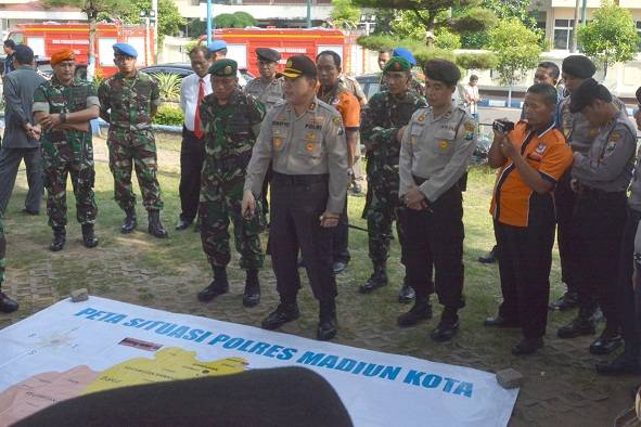 Demo Damai, 1.600 Personel TNI-Polri Amankan Kota Madiun