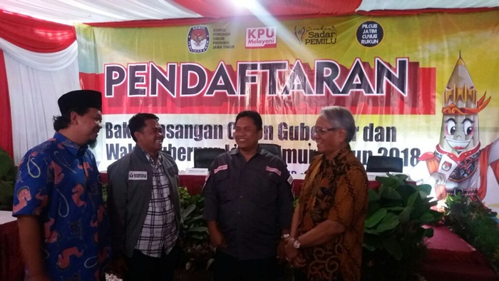 Kapolda Jatim Cek Persiapan Pengamanan Pendaftaran Pilgub Jatim di KPU