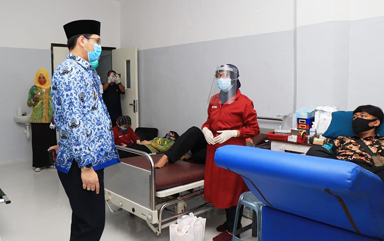 Semarakkan Hari PMI, Pemkot Pasuruan Gelar Donor Darah