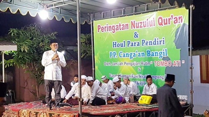 Mukhamad Misbakhun saat memberikan sambutannya.