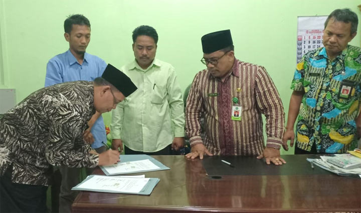 Kemenag Tuban Teken MoU Dengan Pemdes Banyuurip Terkait Pemanfaatan Menara Rukyatul Hilal