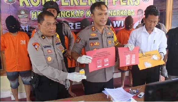 Tujuh Orang Diamankan Reskoba Polres Ngawi