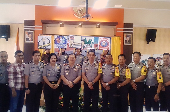 Polres Bangkalan launching dan sosialisasikan lima program Kapolres khususnya di bulan Ramadan.