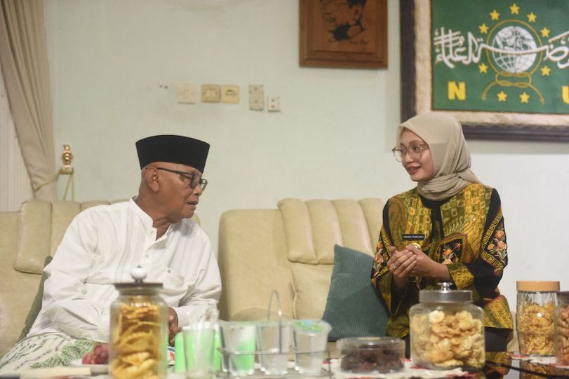 Safari Syawal, Vinanda-Qowim Silaturahmi ke Ulama, Mohon Dukungan dan Doa Bangun Kota Kediri