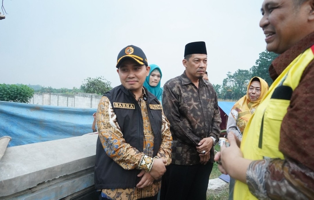 Perkuat Infrastruktur, Gus Barra Bangun Kembali Jembatan Bubak di Desa Gondang