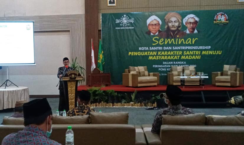 Dihadiri Gus Ipul, PCNU Kota Pasuruan Gelar Seminar Kota Santri