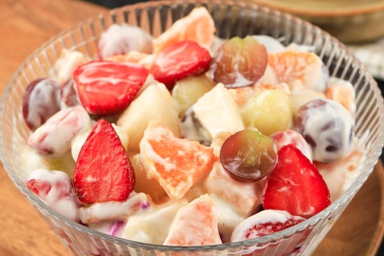 Resep Salad Buah Saus Mayones Varian Lemon