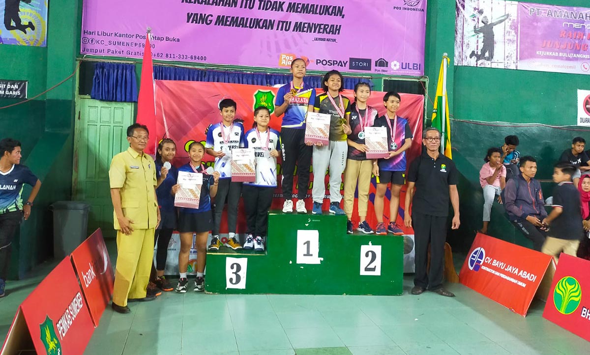 Atlet Bulutangkis Kota Batu Sabet Lima Medali di Kejurprov Sumenep 2023