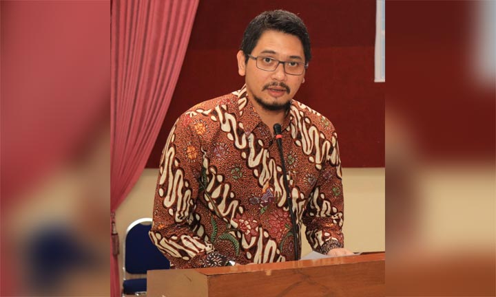 Plt. Wali Kota Pasuruan Teno saat memberikan sambutan dalam pembukaan diklat.