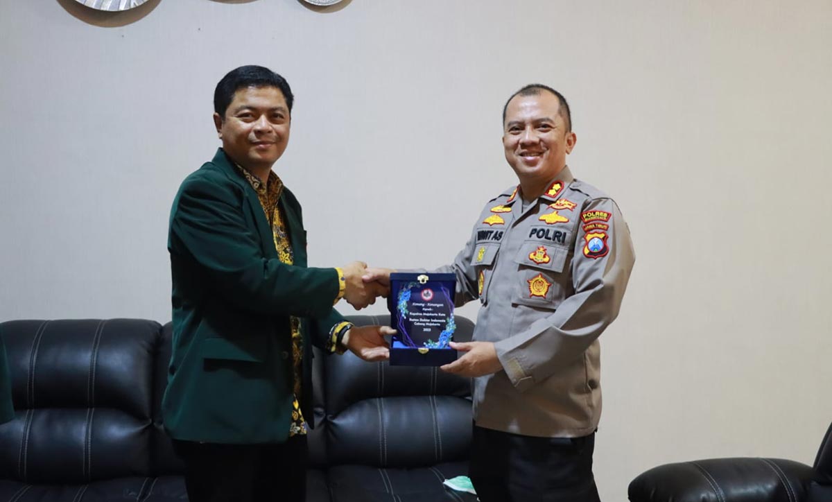 Terima Kunjungan Pengurus Baru IDI, Kapolres Mojokerto Kota Siap Jalin Kerja Sama