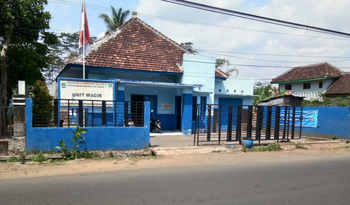 Kantor PDAM Kecamatan Wagir, Kabupaten Malang.