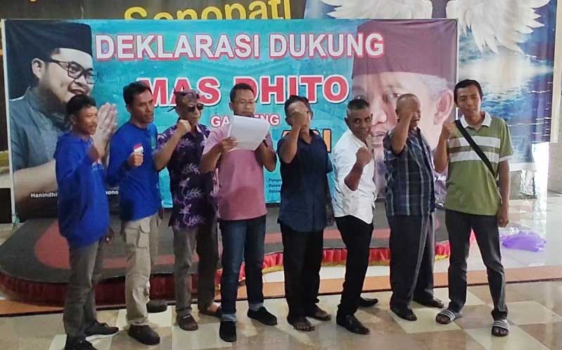 Songsong Pilkada 2024, Relawan di Kediri Deklarasi Dukung Mas Dhito-Dokter Ari